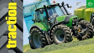 DeutzFahr Agrotron 6160 P im tractionPraxistest und DLG PowerMix [upl. by Aecila]