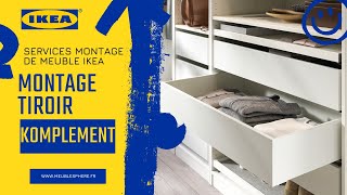 Montage tiroir Komplement Ikea  Armoire PAX [upl. by Burnett]