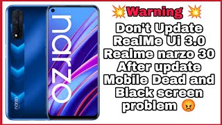 Realme Narzo 30 After Update black screen permanently  how to solve realme RMX2156 black screen [upl. by Ener790]