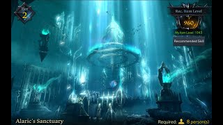 LOST ARK  SORCERESS  ALARICS SANCTUARY  960 ABYSSAL DUNGEON [upl. by Terrie]