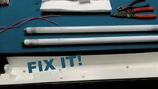 How to repair fish aquarium light fixtures and other fluorescent fixtures [upl. by Ramled]