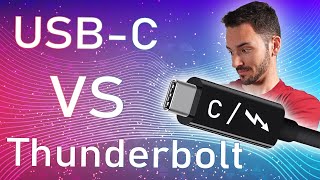 USB C vs Thunderbolt 3 Explained [upl. by Valoniah12]