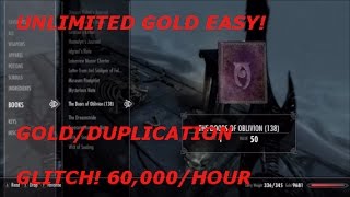 SKYRIM REMASTERED EASY UNLIMITED GOLD GLITCH DUPLICATION GLITCH INFINITE GOLD FAST [upl. by Anits]