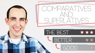 English Grammar Lesson Adjectives Comparatives and Superlatives [upl. by Anuhsal]