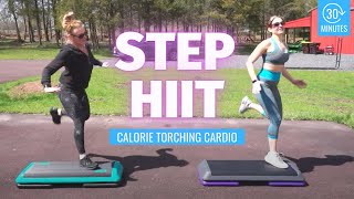 30 Minute HIIT STEP WORKOUT 🔥 HIGH INTENSITY STEP CARDIO 🔥 [upl. by Kale]