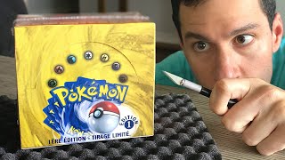 Opening a 1st Edition Box of Pokemon Cards [upl. by Euqina]