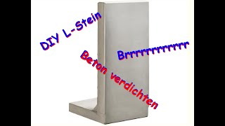 Beton verdichten in der Schalung  DIY LStein shorts [upl. by Rockie]