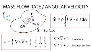 Introductory Fluid Mechanics L2 p2 Mass Flow Rate  Angular Velocity [upl. by Safko]