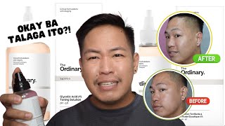 THES BEST TONER DAW THE ORDINARY GLYCOLIC ACID TONER  REVIEW FOR 1 MONTH  NAG WORK BA SA SKIN KO [upl. by Assiralk]