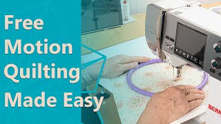 Free Motion Quilting Made Easy [upl. by Yehtomit]