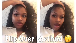 Flip Over Method Quickweave  Organique Mastermix Hair [upl. by Rehteh579]