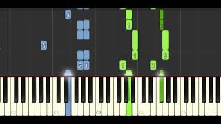 Jacques Offenbach  Barcarolle  EASY Piano Tutorial w Finger Hints [upl. by Boaten]