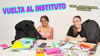 VUELTA AL INSTITUTO Súper HAUL de material escolar 202223 [upl. by Arytas18]