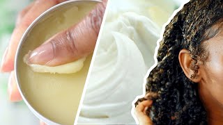 DIY Natural Hair Products  POMADE amp HAIR BUTTER [upl. by Modnarb948]