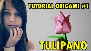 Tutorial Origami  Tulipano [upl. by Zaremski]