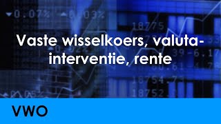 Vaste wisselkoers valutainterventie rentebeleid  Economie voor vwo  Wereldeconomie [upl. by Femi]