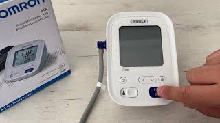 Omron M3 Bloeddrukmeter [upl. by Ynaffit]