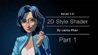 2D style rendering in Blender 281 Part 1 [upl. by Asilak485]