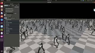 Bipedal Robot Walking Simulation in Isaac Gym  Adversarial Motion Priors Reinforcement Learning [upl. by Illehs497]