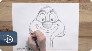 HowTo Draw Timon From The Lion King [upl. by Aret526]