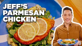 ParmesanCrusted Chicken with Jeff Mauro  The Kitchen  Food Network [upl. by Alletsyrc]