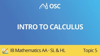 Introduction to calculus IB Maths AA SLHL [upl. by Drogin90]