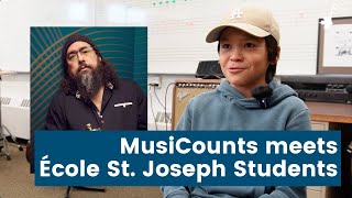 MusiCounts meets École St Joseph Students [upl. by Asserrac]