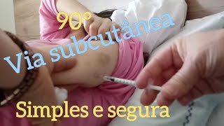 Via subcutâneasimples de aplicar [upl. by Sherlocke683]