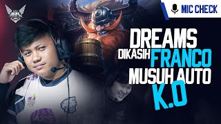 DREAMS KASIH TUNJUK PAKE FRANCO  MIC CHECK MPL ID SEASON 11  EVOS LEGENDS VS GEEK SLATE [upl. by Barimah50]