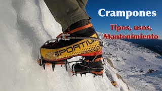 Crampones  tipos usos y mantenimiento 4K [upl. by Nanis]