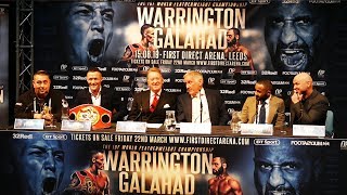 POWDERKEG Josh Warrington vs Kid Galahad HEATED FULL PRESS CONFERENCE [upl. by Anaytat]