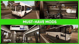 5 MUSTHAVE MODS FOR BUS SIMULATOR 21 [upl. by Nelleh]