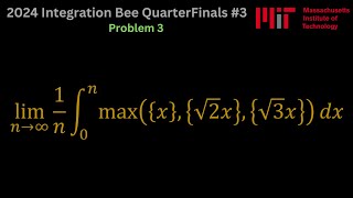 MIT 2024 Integration BEE Quarterfinals 3 Problem 3 [upl. by Ihcelek]