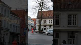 Bruges street view bruges belgiumhistory architecture reels travel tallestbuilding [upl. by Drabeck]