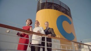 ¡Chef Bruno Barbieri da la bienvenida a la Felicità al Quadrato  Anuncio Costa Cruceros 2016 [upl. by Hymen]