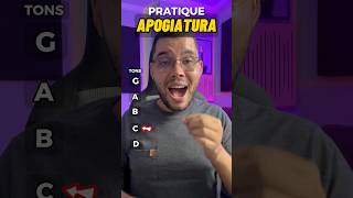 Exercício para fazer APOGIATURA técnicavocal auladecanto vocalcoach [upl. by Dorrahs147]