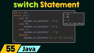 switch Statement in Java [upl. by Akemihs301]