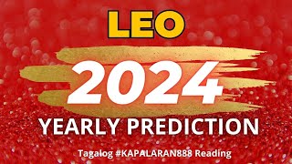 WORKAHOLIC amp BUSY YEAR 2024 ♌️ LEO 2024 GENERALMONEYLOVE TAGALOG TAROT PREDICTIONS KAPALARAN888 [upl. by Ennayd]