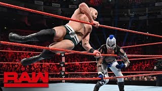 Rey Mysterio vs Cesaro Raw May 13 2019 [upl. by Enylodnewg]