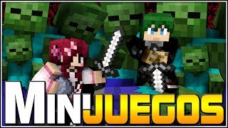 Nuevo minijuego Zombis  Minecraft Minijuegos [upl. by Norty]