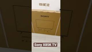 SONY X85K TV 等待師傅安裝ing SONY X85K bravia gchannelultra [upl. by Aleik]