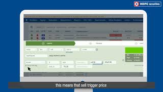 Bracket order  help’s to limit down side and lock in your profitloss  HDFC Securities [upl. by Ricarda]