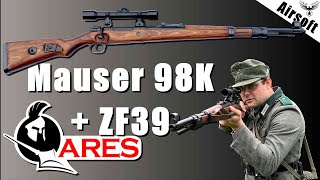 🔫 Mauser 98k  ZF39 ARES  Présentation de réplique dairsoft WW2 [upl. by Idid]