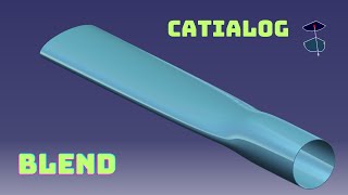 quotMastering Advanced Blend in CATIA Seamlessly Merge Surfaces and Edgesquot CATIALOG  CATIA V5 [upl. by Allecsirp]