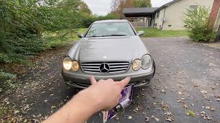 HowTo Replace Mercedes Headlight Bulbs EASY [upl. by Hairacaz570]