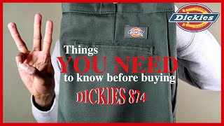 3 Things YOU NEED to know before buying Dickies 874 [upl. by Ahtnams26]