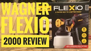 Wagner Flexio 2000 Power Painter Review  MY DIY [upl. by Suidualc]