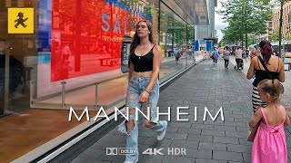 Walking Tour of Mannheim Germany 🇩🇪  Discover the Heart of the RhineNeckar Region [upl. by Enelyar78]