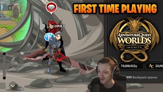 I Played AQW Infinity For The FIRST TIME [upl. by Inan]