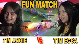 TIM ANGIE vs TIM ECCA  FUN MATCH PIALA PRESIDEN ESPORTS 2023 [upl. by Wang238]